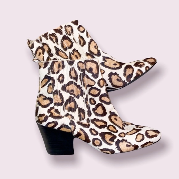 Matisse Shoes - MATISSE White/cream leopard bootie